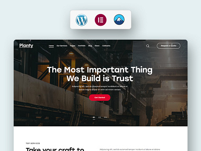 Planty Industrial WordPress Web Development