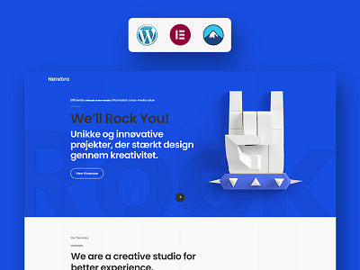 Norebro Creative Digital Agency Landing Page Design