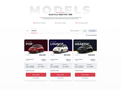 Picing Table branding car shopping concept dailyui design layout pricing table ui refactoring uiux
