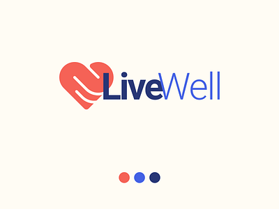 Live Well branding icon logo logodesign uidesign