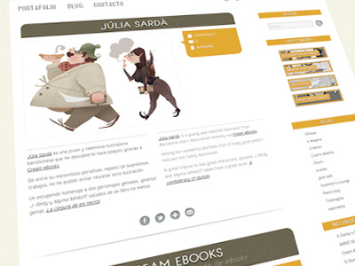 La niña Polilla (blog) css design detail html responsive web web design website