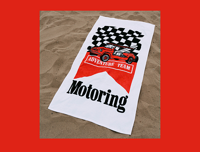 The Motoring Club design graphic design illustration typography