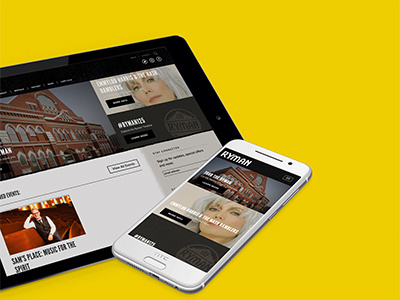 Ryman Auditorium Responsive Website