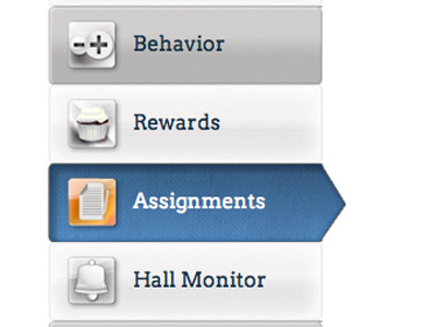 Menu UI application design icons menu navigation ui