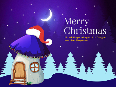 Christmas Post Dhruvibhagat branding christmas design graphic illustration vector