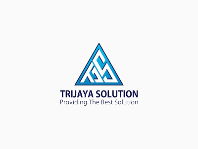 Trijaya Solution Logo logo logo design logo designer software company