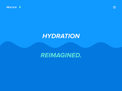 Landing Page for Water