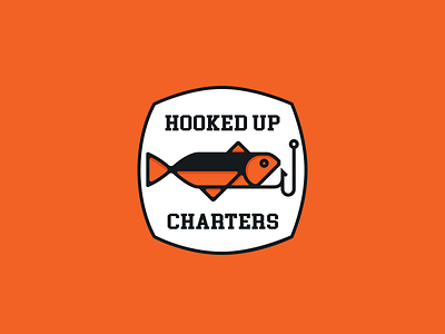 Hooked up charters logo