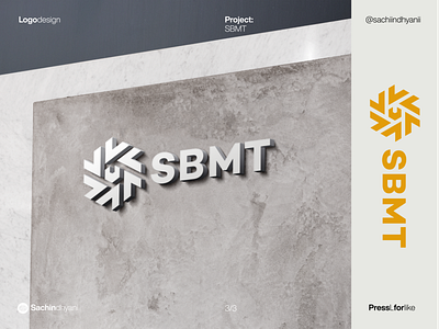 SBMT logo mockup