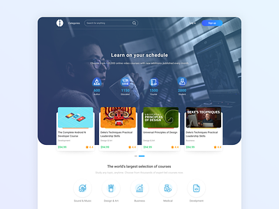 Danaapp e-learning platform dana design e learning hero interface irancell landing learning ui ux web design