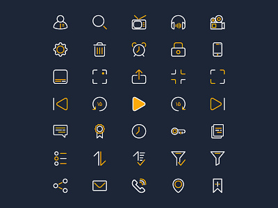 Lenz Application Icons app design designer icon icon design icon designer iconography illustration lenz