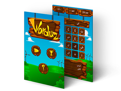 word game design designer game game app game art game design graphic graphic design illustraor illustration letters ui word word game