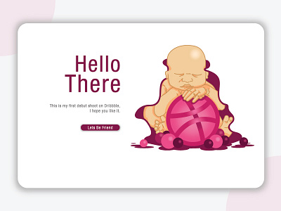 New Baby desktop illustration interface