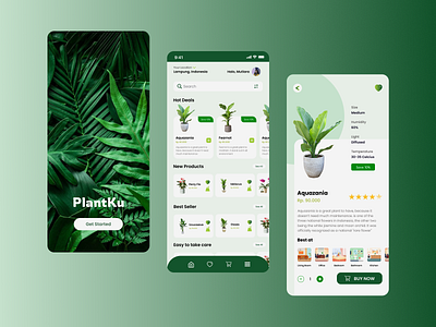 PlantKu UI - Mobile App