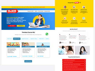 Mr.BOB - Web Landing Page Redesign