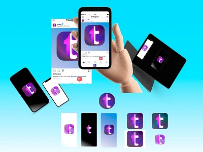 New Icon TUMBLR feat UX/UI (Illustrator/photopshop & Figma =) app bogota branding challenge colombia design figma figmadesing graphic design illustration illustrator logo newicon photophop tumblr typography ui uidesigner ux uxdesigner