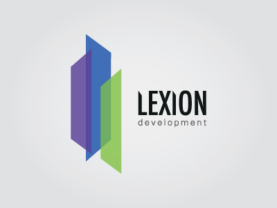 Lexion development branding brang development logo