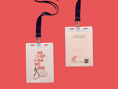 Keep Dancing 2016 brand design brand identity branding design event branding events graphic design illustration lanyard logo logodesign logotype