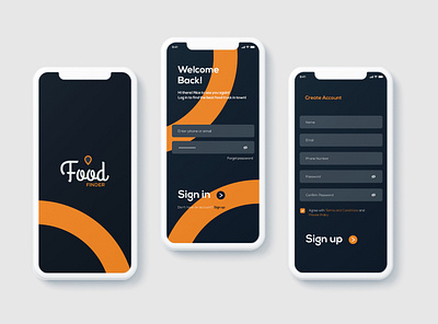 UI Design: Sign Up Screen for mobile app graphic design mobile app ui design