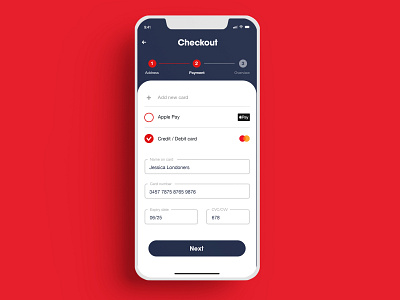 UI Design: Payment Method