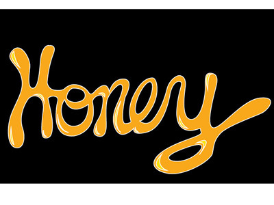 HoneyBear Proto-Type bear font honey orange type typography