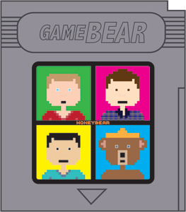 HoneyBear GameBEAR cartridge 8bit bear foursquare gameboy honey honeybear nintendo