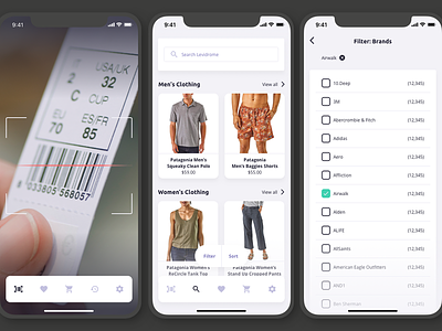 Levidrome UI app ecommerce ios iphone native retail ui