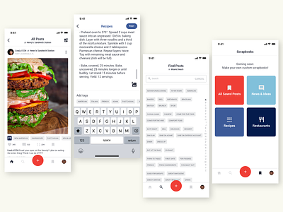 Tasteland UI app design food app food app ui foodie foodies icon interface ios iphone native ui ux