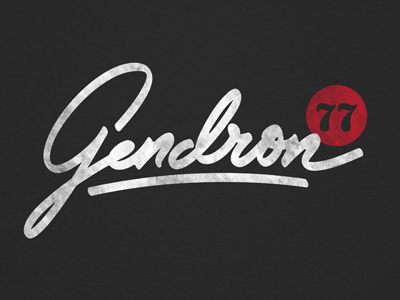Rebrand 77 black distressed fresh grunge logo new re brand red script