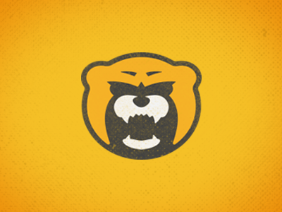 Bruins Concept bear beast boston bruins fierce gold hockey roar wild