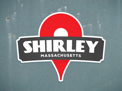 And Don't Call Me Shirley @bsds badge banner bsds gray hometown map marker massachusetts symbol ticket town