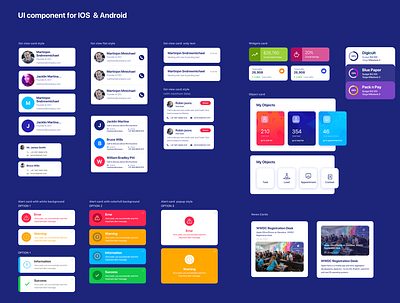 UI Component app design ui ux