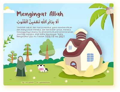 Mengingat Allah - poster dakwah by Siti Yasmin