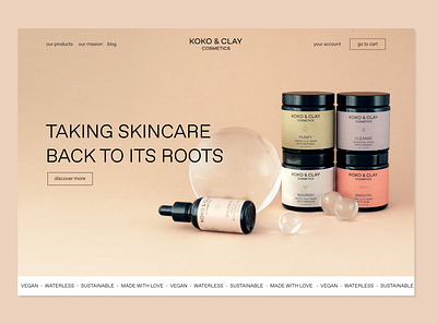 koko&clay cosmetics beauty cosmetic packaging skincare