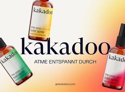 kakadoo branding & packaging design art direction berlin brand identity branding labels packaging packaging design prepoo toiletspray typography