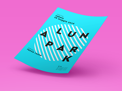 lunapark festival brand design branding color festival festival poster illustraion poster type typeface typogaphy