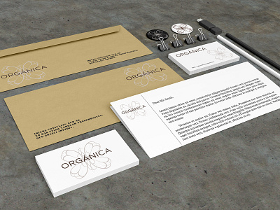 Orgánica Logo brand identity branding brown lines logo design logotypes marca minimal monocromatic nature organic