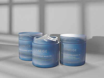 Laneige shot 3d blender laneige modelling product modelling rendering skincare