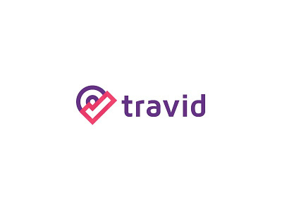 Travid - Logo proposal branding creative design first shot graphic identity logo negative space new identity rebrand rebranding vision