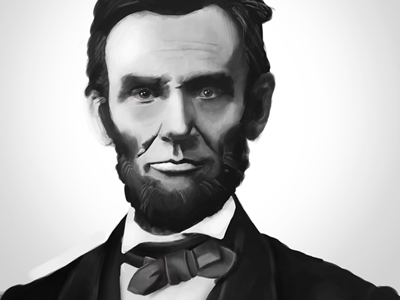 Painting - Abraham Lincoln abraham lincoln painting photoshop