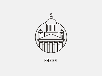 Helsinki Icon city finland helsinki icon iconography offscreen typography ui