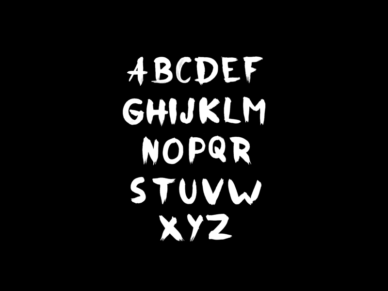 Hand Drawn Alphabet by Dominik Väyrynen on Dribbble