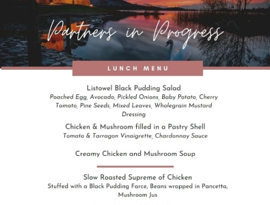 Conference Lunch Menu Part 1