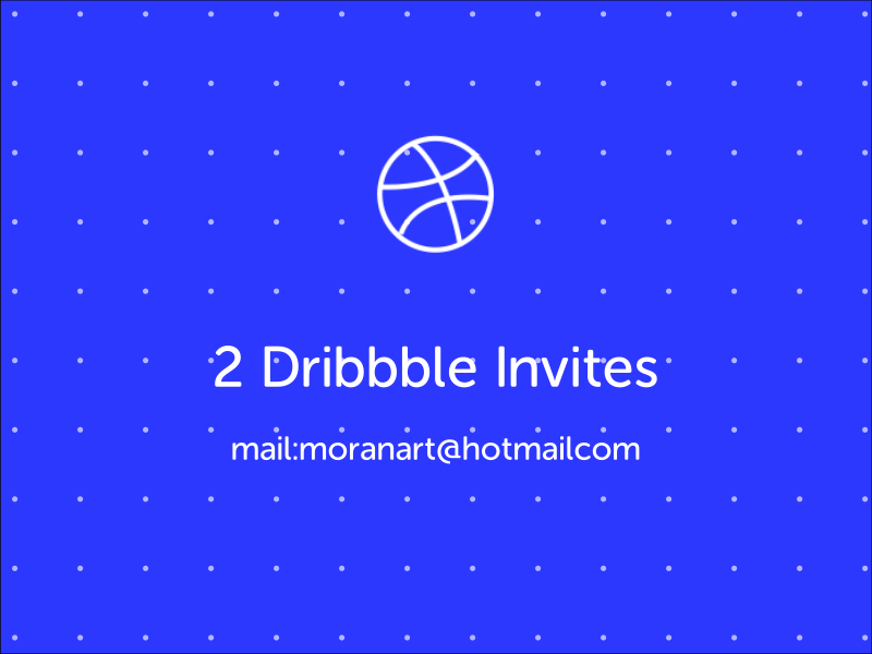 2x Dribbble invites 2x animation dribbble gif interaction invitation invites mg ui