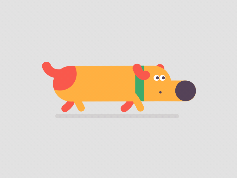 walking dog animation dog gif illustration walking