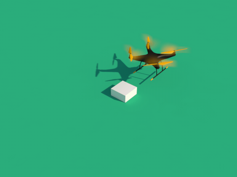 Drone Loop Animation after affects animation cinema 4d design drone gif illstration loop