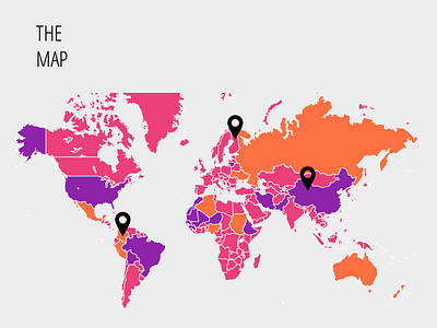 Geographic Map bold data data visualisation datavis hive infographics plots