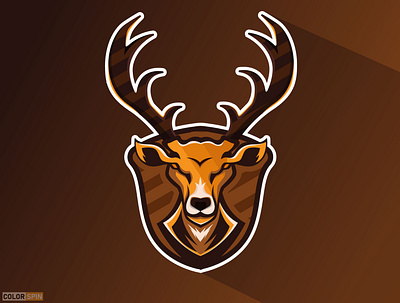 Deer Mascot Logo branding design esportlogo flat icon illustration logo mascot logo vector