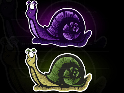 Snail Mascot Logo