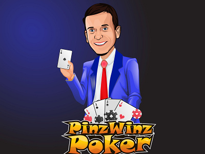 Poker Cartoon Logo